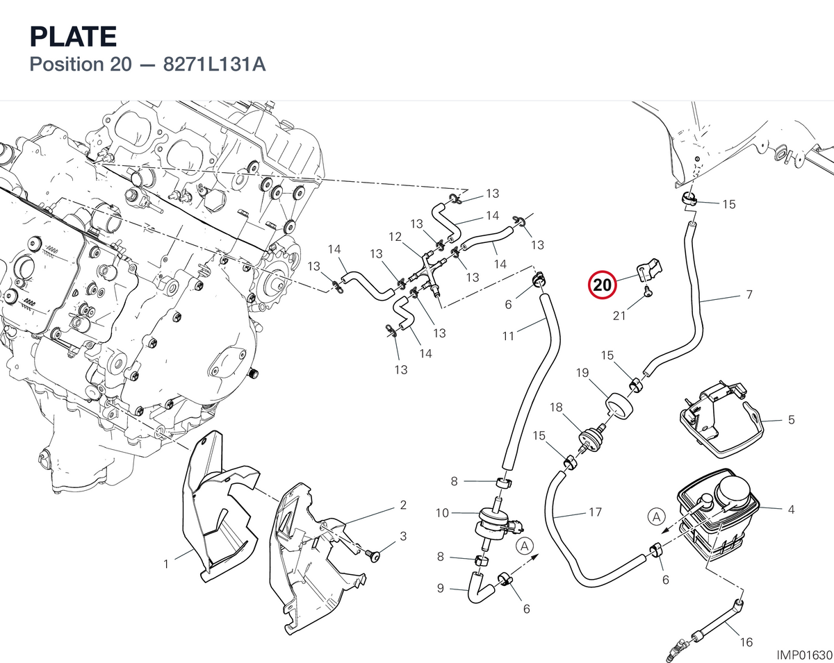 PLATE 8271L131A diagram position