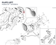 PLATE LEFT 82722591A diagram position