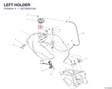 LEFT HOLDER 82729341AA diagram position