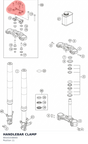 Diagram preview: HANDLEBAR CLAMP (90101038000)