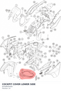 Diagram preview: COCKPIT COVER LOWER SIDE (60308005000)