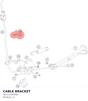 Diagram preview: CABLE BRACKET (90111045050)