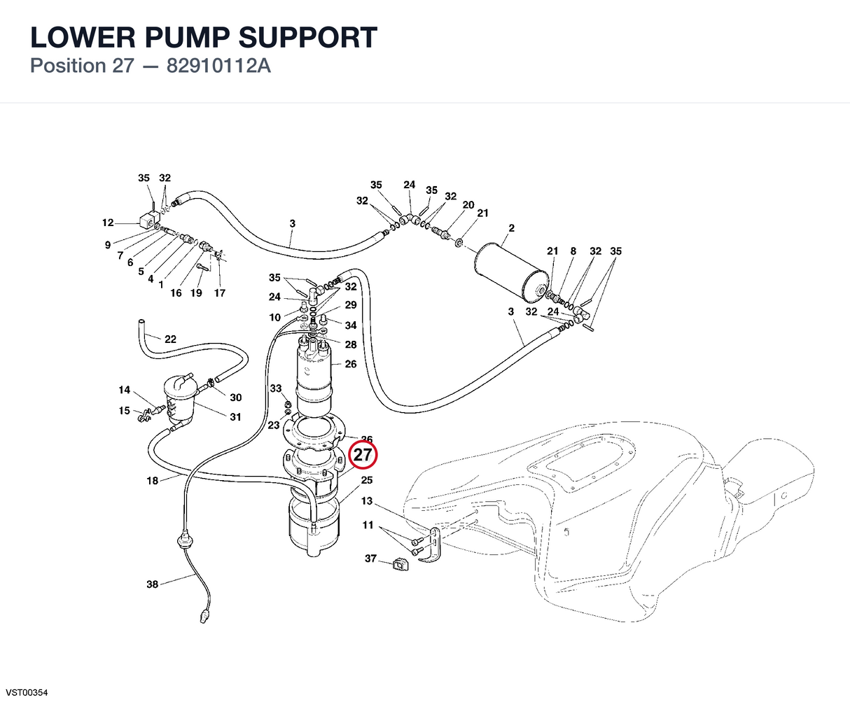 LOWER PUMP SUPPORT