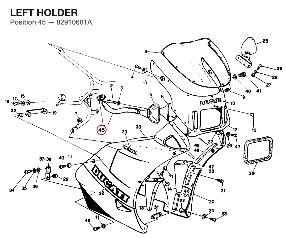 LEFT HOLDER
