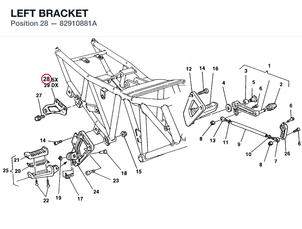 LEFT BRACKET