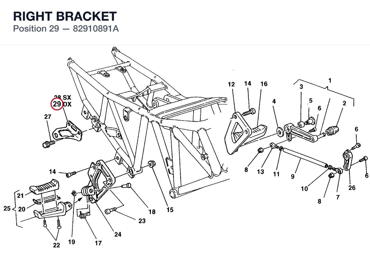 RIGHT BRACKET