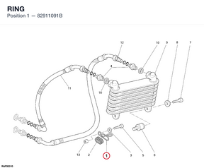 RING 82911091B diagram position