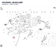 HOUSING, HEADLAMP