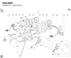 HOLDER 82911181A diagram position