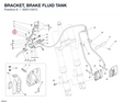 BRACKET, BRAKE FLUID TANK