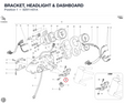 BRACKET, HEADLIGHT & DASHBOARD