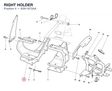 RIGHT HOLDER 82911672AA diagram position