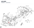 HOLDER 82911961A diagram position