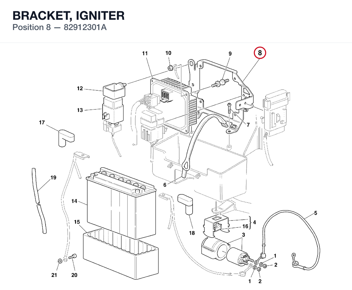 BRACKET, IGNITER