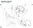 BRACKET, IGNITER 82912301B diagram position