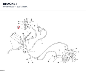 BRACKET 82912381A diagram position