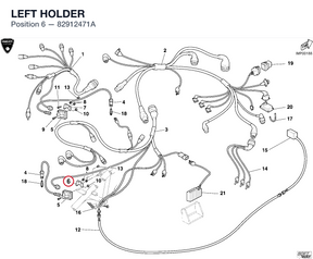 LEFT HOLDER 82912471A diagram position