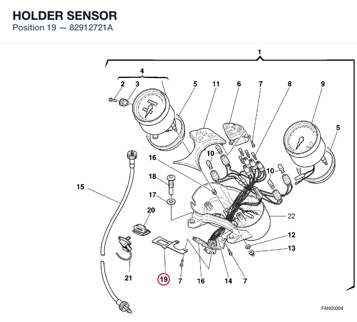HOLDER SENSOR