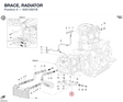 BRACE, RADIATOR