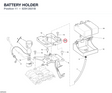BATTERY HOLDER 82912831B diagram position