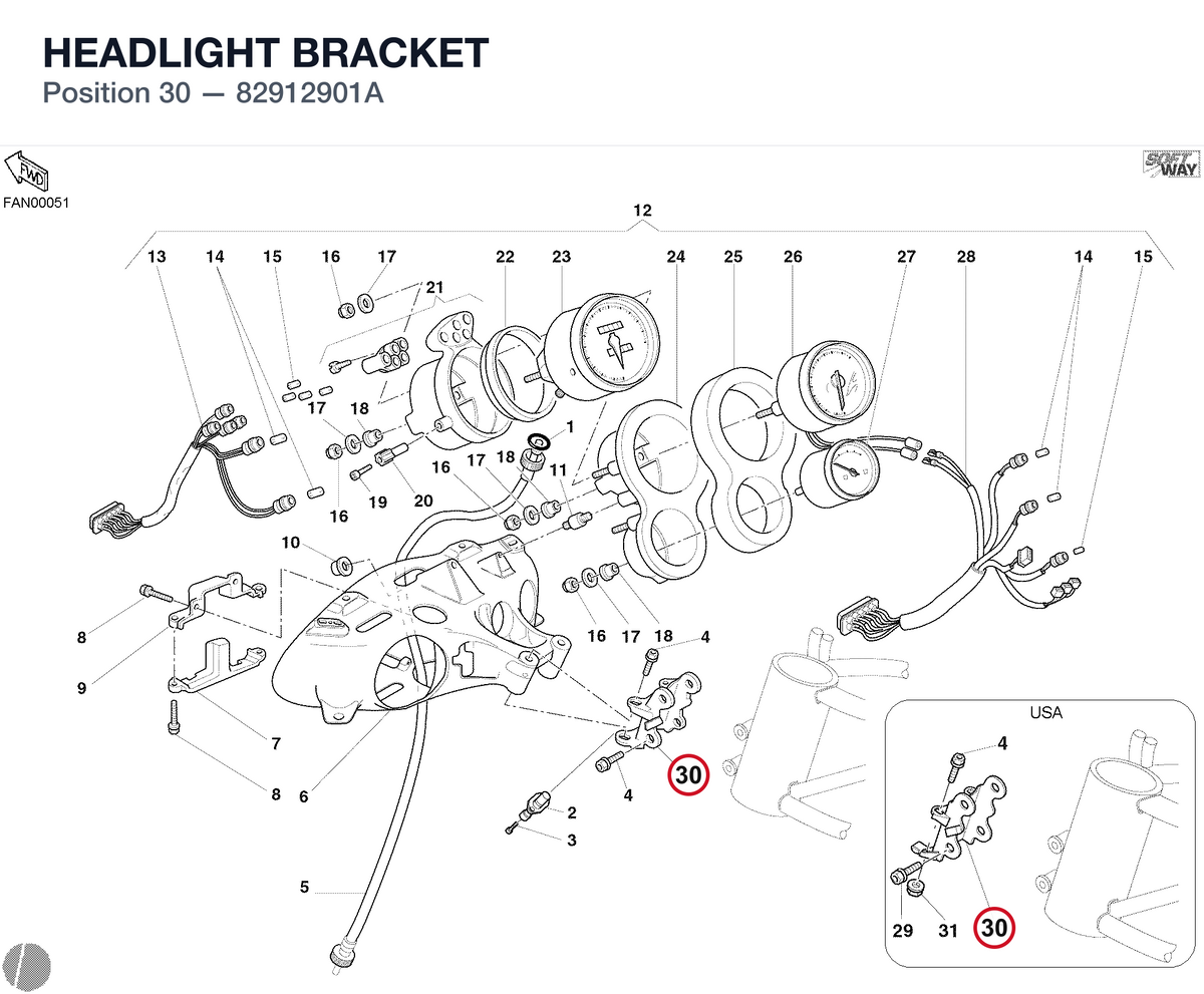 HEADLIGHT BRACKET