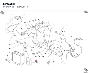 SPACER 82912911A diagram position