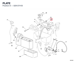 PLATE 82913741B diagram position