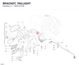 BRACKET, TAILLIGHT 82914721B diagram position