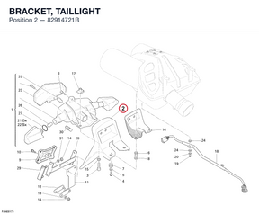 BRACKET, TAILLIGHT 82914721B diagram position