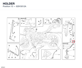 HOLDER 82915012A diagram position