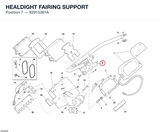 HEALDIGHT FAIRING SUPPORT
