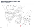 BRACKET, CONNECTOR HOLDER