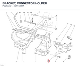 BRACKET, CONNECTOR HOLDER