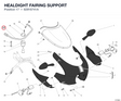 HEALDIGHT FAIRING SUPPORT