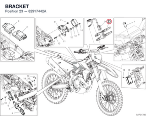 BRACKET 82917442A diagram position