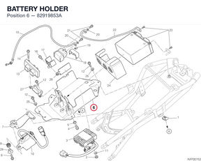 BATTERY HOLDER 82919853A diagram position
