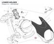 LOWER HOLDER 8291A032AE diagram position