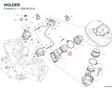 HOLDER 8291B151A diagram position
