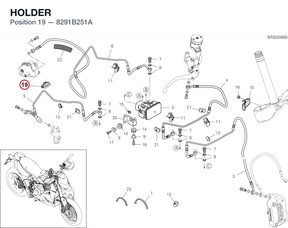 HOLDER 8291B251A diagram position