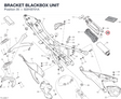 BRACKET BLACKBOX UNIT 8291B701A diagram position