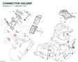 CONNECTOR HOLDER 8291B771AA diagram position