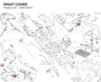 RIGHT COVER 8291C641A diagram position