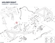 HOLDER RIGHT 8291H162AA diagram position