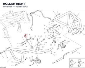HOLDER RIGHT 8291H162AA diagram position