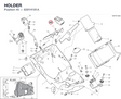 HOLDER 8291H181A diagram position