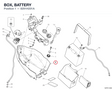 BOX, BATTERY 8291H201A diagram position
