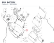 BOX, BATTERY 8291H202A diagram position
