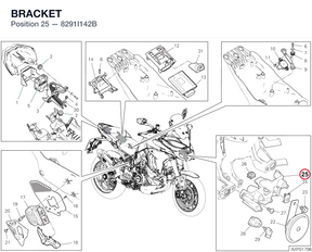 BRACKET 8291I142B diagram position