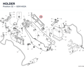 HOLDER 8291I402A diagram position