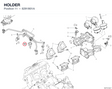 HOLDER 8291I901A diagram position